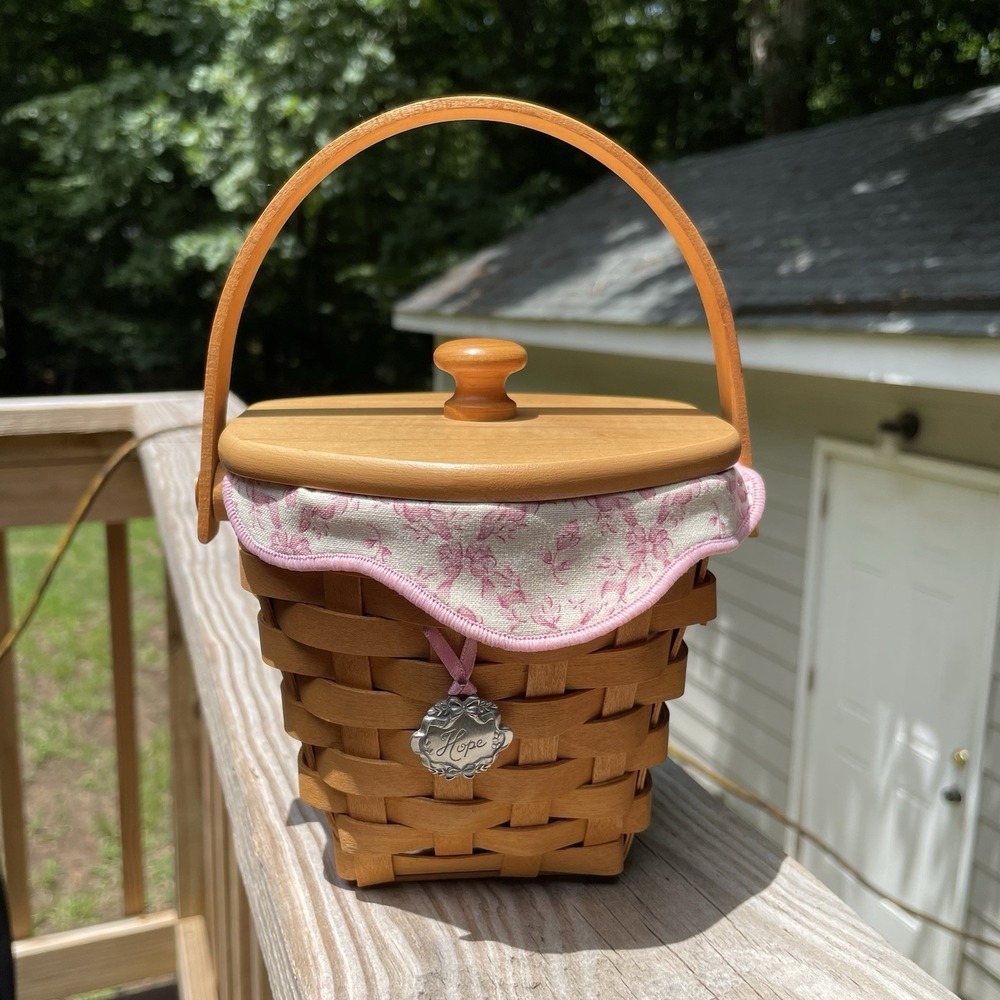 Longaberger 2001 Classic Horizon of Hope Basket 10591 American Cancer Society